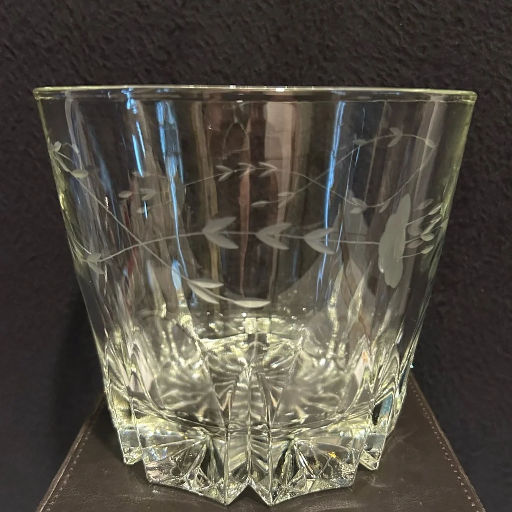 Princess House Heritage Collection Vintage Lead Crystal Ice Bucket Stunning